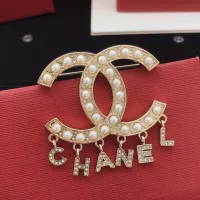 Cheap Chanel Brooches For Women #1337707 Replica Wholesale [$32.00 USD] [ITEM#1337707] on Replica Chanel Brooches