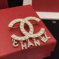Cheap Chanel Brooches For Women #1337707 Replica Wholesale [$32.00 USD] [ITEM#1337707] on Replica Chanel Brooches