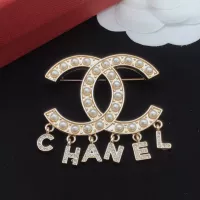 Cheap Chanel Brooches For Women #1337707 Replica Wholesale [$32.00 USD] [ITEM#1337707] on Replica Chanel Brooches