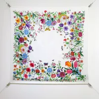 Cheap Gucci Silk Squares #1338013 Replica Wholesale [$64.00 USD] [ITEM#1338013] on Replica Gucci Scarf
