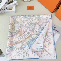 Cheap Hermes Silk Square #1338140 Replica Wholesale [$64.00 USD] [ITEM#1338140] on Replica Hermes Scarf