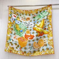 Cheap Hermes Silk Square #1338159 Replica Wholesale [$64.00 USD] [ITEM#1338159] on Replica Hermes Scarf