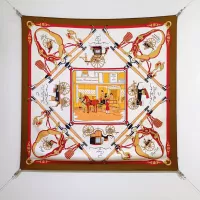 Cheap Hermes Silk Square #1338181 Replica Wholesale [$64.00 USD] [ITEM#1338181] on Replica Hermes Scarf