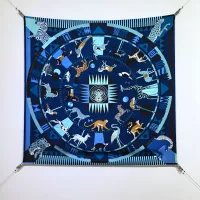 Cheap Hermes Silk Square #1338205 Replica Wholesale [$64.00 USD] [ITEM#1338205] on Replica Hermes Scarf