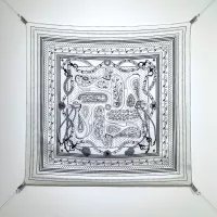 Cheap Hermes Silk Square #1338217 Replica Wholesale [$64.00 USD] [ITEM#1338217] on Replica Hermes Scarf