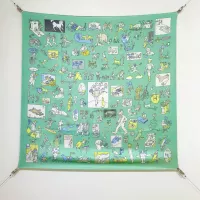 Cheap Hermes Silk Square #1338223 Replica Wholesale [$64.00 USD] [ITEM#1338223] on Replica Hermes Scarf