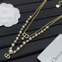 Cheap Christian Dior Necklaces For Women #1338284 Replica Wholesale [$32.00 USD] [ITEM#1338284] on Replica Christian Dior Necklaces