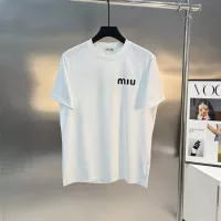 Cheap MIU MIU T-Shirts Short Sleeved For Men #1338366 Replica Wholesale [$92.00 USD] [ITEM#1338366] on Replica MIU MIU T-Shirts