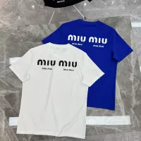 Cheap MIU MIU T-Shirts Short Sleeved For Men #1338366 Replica Wholesale [$92.00 USD] [ITEM#1338366] on Replica MIU MIU T-Shirts