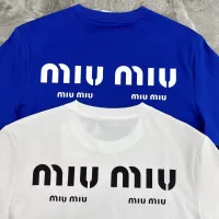 Cheap MIU MIU T-Shirts Short Sleeved For Men #1338366 Replica Wholesale [$92.00 USD] [ITEM#1338366] on Replica MIU MIU T-Shirts