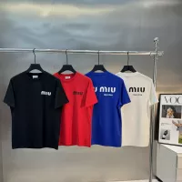 Cheap MIU MIU T-Shirts Short Sleeved For Men #1338366 Replica Wholesale [$92.00 USD] [ITEM#1338366] on Replica MIU MIU T-Shirts