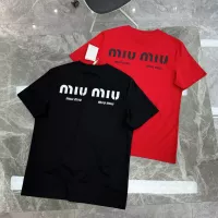 Cheap MIU MIU T-Shirts Short Sleeved For Men #1338367 Replica Wholesale [$92.00 USD] [ITEM#1338367] on Replica MIU MIU T-Shirts