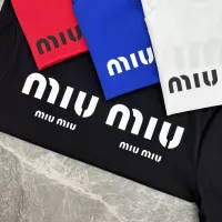 Cheap MIU MIU T-Shirts Short Sleeved For Men #1338367 Replica Wholesale [$92.00 USD] [ITEM#1338367] on Replica MIU MIU T-Shirts