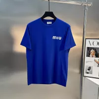 Cheap MIU MIU T-Shirts Short Sleeved For Men #1338368 Replica Wholesale [$92.00 USD] [ITEM#1338368] on Replica MIU MIU T-Shirts