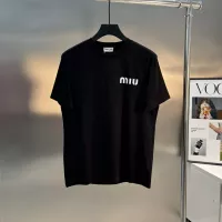 Cheap MIU MIU T-Shirts Short Sleeved For Men #1338369 Replica Wholesale [$92.00 USD] [ITEM#1338369] on Replica MIU MIU T-Shirts
