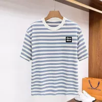 Cheap MIU MIU T-Shirts Short Sleeved For Men #1338374 Replica Wholesale [$96.00 USD] [ITEM#1338374] on Replica MIU MIU T-Shirts