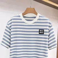 Cheap MIU MIU T-Shirts Short Sleeved For Men #1338374 Replica Wholesale [$96.00 USD] [ITEM#1338374] on Replica MIU MIU T-Shirts