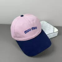 Cheap MIU MIU Caps #1338423 Replica Wholesale [$25.00 USD] [ITEM#1338423] on Replica MIU MIU Caps