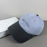 Cheap MIU MIU Caps #1338424 Replica Wholesale [$25.00 USD] [ITEM#1338424] on Replica MIU MIU Caps