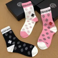 Cheap Chrome Hearts Socks #1338624 Replica Wholesale [$29.00 USD] [ITEM#1338624] on Replica Chrome Hearts Socks