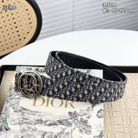 Cheap Christian Dior AAA Quality Belts In 3.5cm For Men #1338985 Replica Wholesale [$56.00 USD] [ITEM#1338985] on Replica Christian Dior AAA Quality Belts