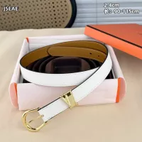 Cheap Hermes AAA Quality Belts In 2.4cm For Women #1339471 Replica Wholesale [$60.00 USD] [ITEM#1339471] on Replica Hermes AAA Quality Belts