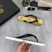 Cheap Versace Slippers For Men #1339578 Replica Wholesale [$48.00 USD] [ITEM#1339578] on Replica Versace Slippers