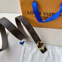 Cheap Louis Vuitton AAA Quality Belts In 3.0cm For Women #1339601 Replica Wholesale [$56.00 USD] [ITEM#1339601] on Replica Louis Vuitton AAA Quality Belts