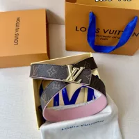 Cheap Louis Vuitton AAA Quality Belts In 3.0cm For Women #1339614 Replica Wholesale [$56.00 USD] [ITEM#1339614] on Replica Louis Vuitton AAA Quality Belts