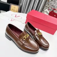 Cheap Valentino Leather Shoes For Women #1339618 Replica Wholesale [$102.00 USD] [ITEM#1339618] on Replica Valentino Leather Shoes