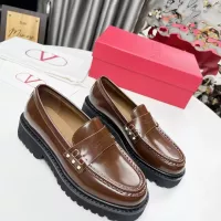 Cheap Valentino Leather Shoes For Women #1339624 Replica Wholesale [$102.00 USD] [ITEM#1339624] on Replica Valentino Leather Shoes