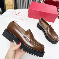 Cheap Valentino Leather Shoes For Women #1339624 Replica Wholesale [$102.00 USD] [ITEM#1339624] on Replica Valentino Leather Shoes