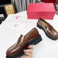 Cheap Valentino Leather Shoes For Women #1339624 Replica Wholesale [$102.00 USD] [ITEM#1339624] on Replica Valentino Leather Shoes