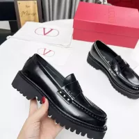 Cheap Valentino Leather Shoes For Women #1339625 Replica Wholesale [$102.00 USD] [ITEM#1339625] on Replica Valentino Leather Shoes