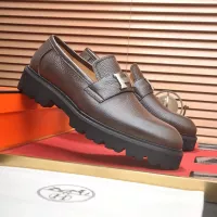 Cheap Hermes Leather Shoes For Men #1339665 Replica Wholesale [$102.00 USD] [ITEM#1339665] on Replica Hermes Leather Shoes
