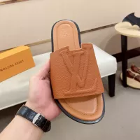 Cheap Louis Vuitton Slippers For Men #1339797 Replica Wholesale [$64.00 USD] [ITEM#1339797] on Replica Louis Vuitton Slippers