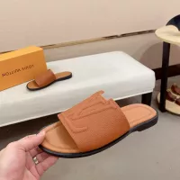 Cheap Louis Vuitton Slippers For Men #1339797 Replica Wholesale [$64.00 USD] [ITEM#1339797] on Replica Louis Vuitton Slippers