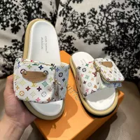 Cheap Louis Vuitton Slippers For Women #1339820 Replica Wholesale [$76.00 USD] [ITEM#1339820] on Replica Louis Vuitton Slippers