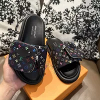 Cheap Louis Vuitton Slippers For Women #1339822 Replica Wholesale [$76.00 USD] [ITEM#1339822] on Replica Louis Vuitton Slippers