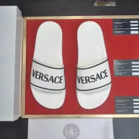 Cheap Versace Slippers For Men #1339828 Replica Wholesale [$45.00 USD] [ITEM#1339828] on Replica Versace Slippers
