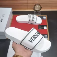Cheap Versace Slippers For Men #1339828 Replica Wholesale [$45.00 USD] [ITEM#1339828] on Replica Versace Slippers