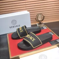 Cheap Versace Slippers For Men #1339829 Replica Wholesale [$45.00 USD] [ITEM#1339829] on Replica Versace Slippers