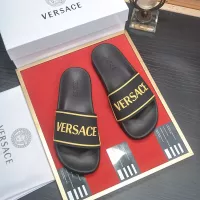 Cheap Versace Slippers For Men #1339829 Replica Wholesale [$45.00 USD] [ITEM#1339829] on Replica Versace Slippers