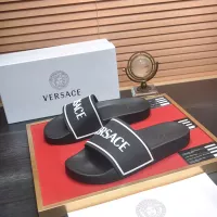 Cheap Versace Slippers For Men #1339830 Replica Wholesale [$45.00 USD] [ITEM#1339830] on Replica Versace Slippers