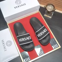 Cheap Versace Slippers For Men #1339830 Replica Wholesale [$45.00 USD] [ITEM#1339830] on Replica Versace Slippers