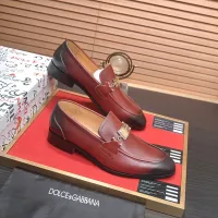 Cheap Dolce &amp; Gabbana D&amp;G Leather Shoes For Men #1339971 Replica Wholesale [$96.00 USD] [ITEM#1339971] on Replica Dolce &amp; Gabbana D&amp;G Leather Shoes