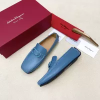 Cheap Salvatore Ferragamo Leather Shoes For Men #1339992 Replica Wholesale [$125.00 USD] [ITEM#1339992] on Replica Salvatore Ferragamo Leather Shoes