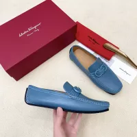 Cheap Salvatore Ferragamo Leather Shoes For Men #1339992 Replica Wholesale [$125.00 USD] [ITEM#1339992] on Replica Salvatore Ferragamo Leather Shoes