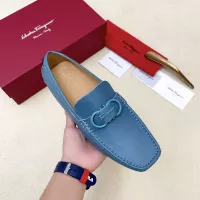Cheap Salvatore Ferragamo Leather Shoes For Men #1339992 Replica Wholesale [$125.00 USD] [ITEM#1339992] on Replica Salvatore Ferragamo Leather Shoes