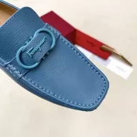 Cheap Salvatore Ferragamo Leather Shoes For Men #1339992 Replica Wholesale [$125.00 USD] [ITEM#1339992] on Replica Salvatore Ferragamo Leather Shoes